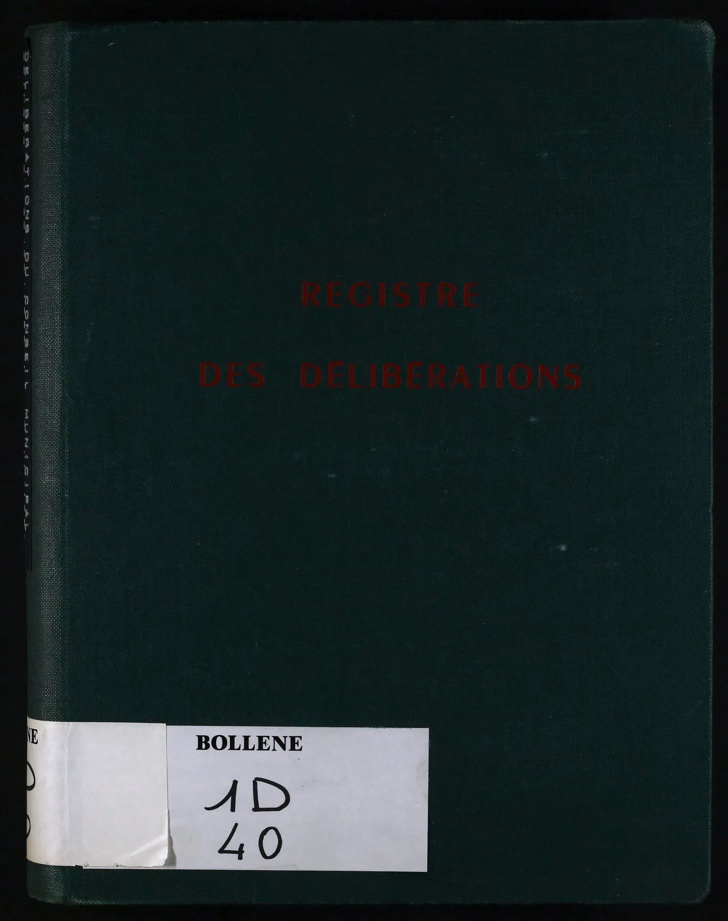 Première vue préservée de la cote 1D40