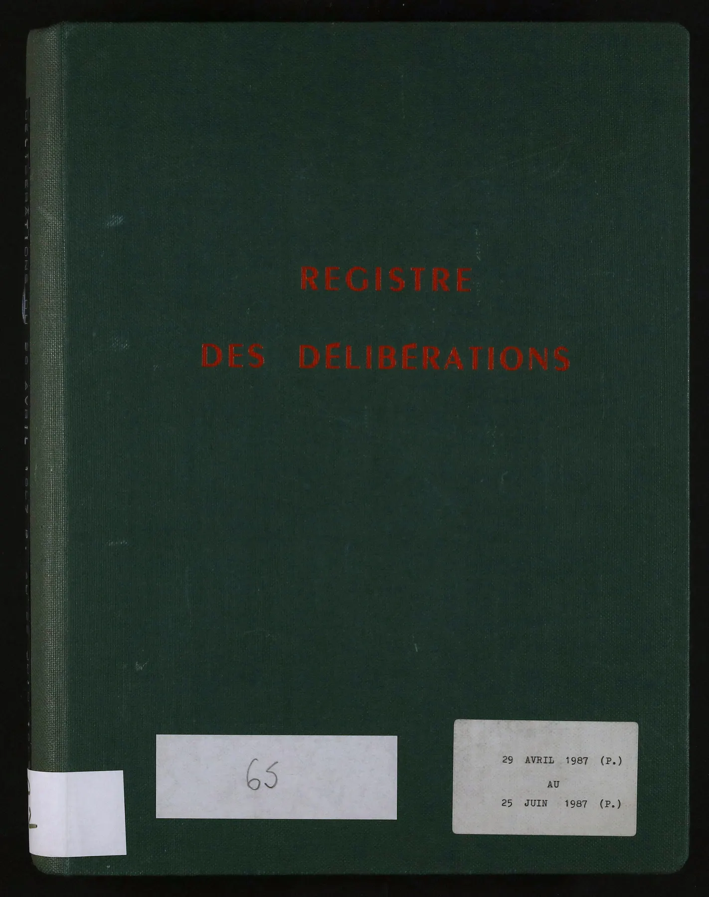 Première vue préservée de la cote 1D82