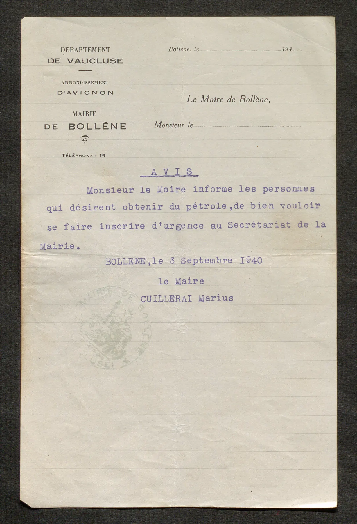Première vue préservée de la cote 2D48